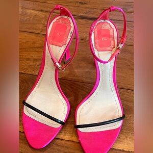 Dior Pink and black  Women's Sandals